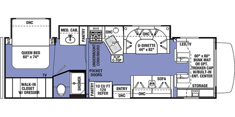 Forest River Forester 3041DS floor plan