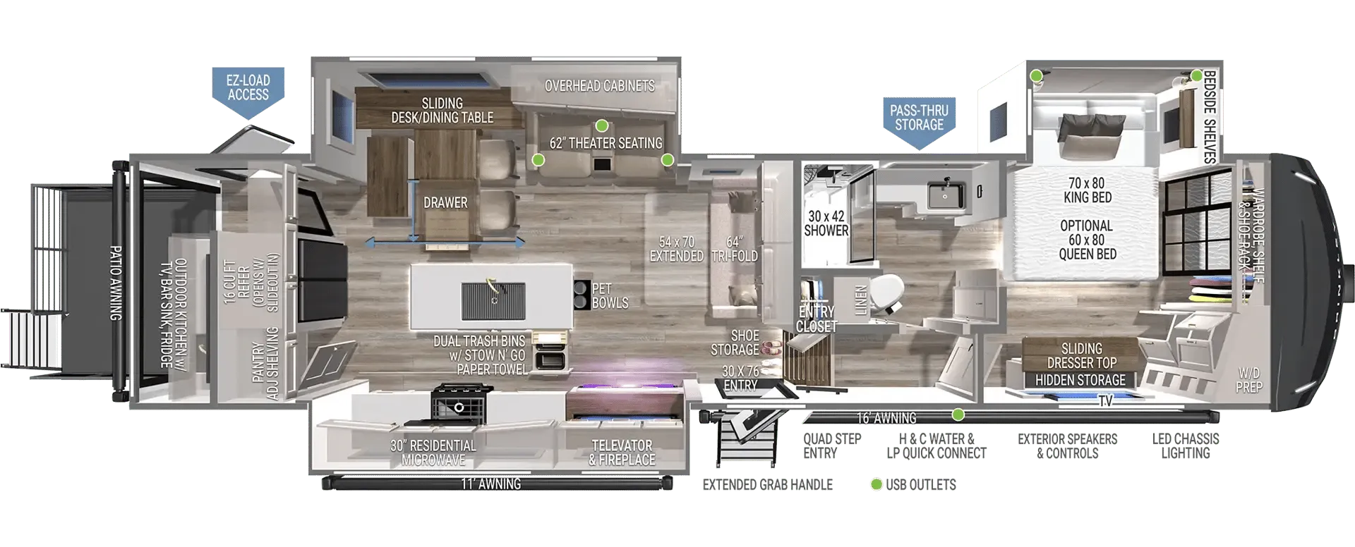 2027 Brinkley Model Z 3400 - Floor plan