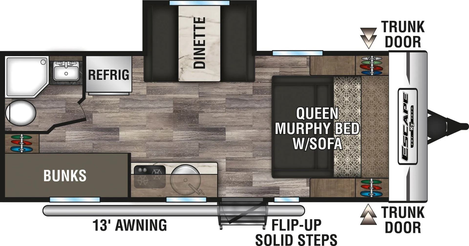 K-Z Escape E201BH floor plan