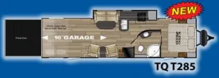Heartland Torque TQ T285 floor plan