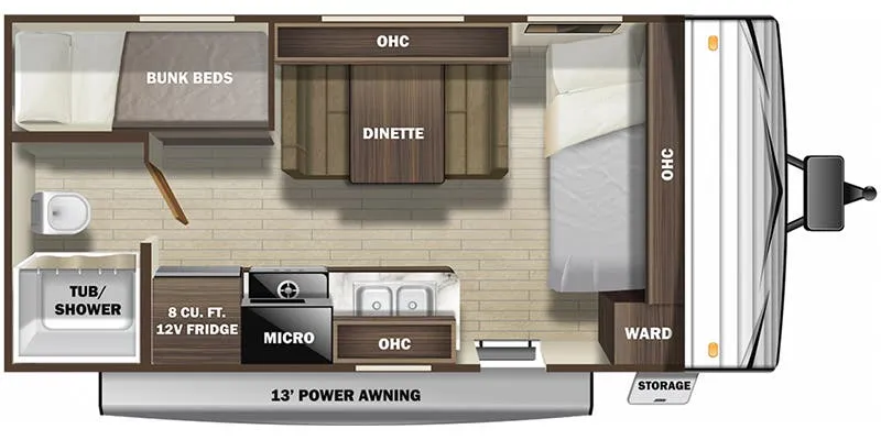 Highland Ridge Open Range Conventional 19BHE floor plan