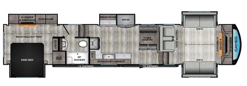 CrossRoads Cameo CE4031FL floor plan