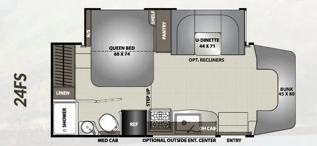 Coachmen Prism Elite 24FS floor plan