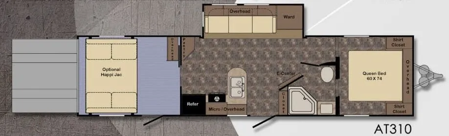 CrossRoads Altitude AT310 floor plan
