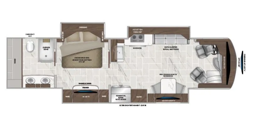 American Coach American Tradition 37S floor plan