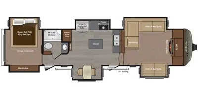 2016 Keystone Montana 3711 floor plan