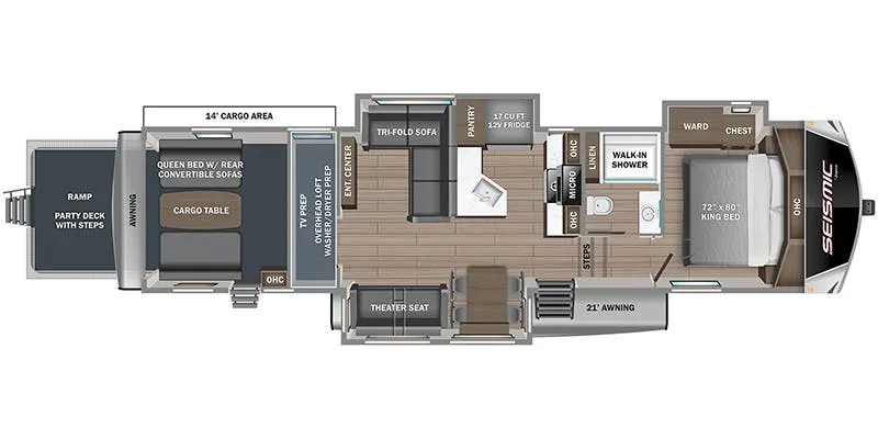 2024 Jayco Seismic 395 - Floor plan