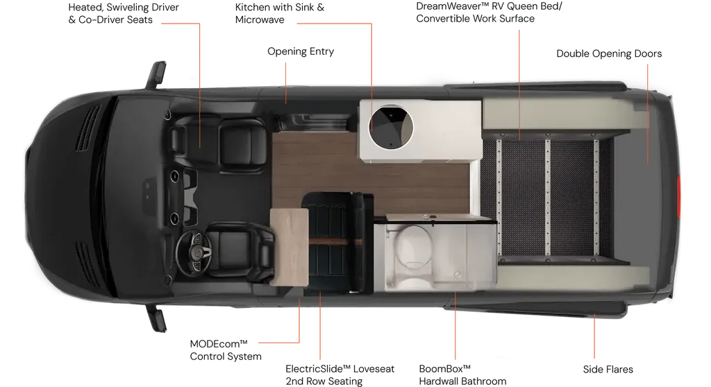 2026 Storyteller Overland Beast MODE XO floor plan
