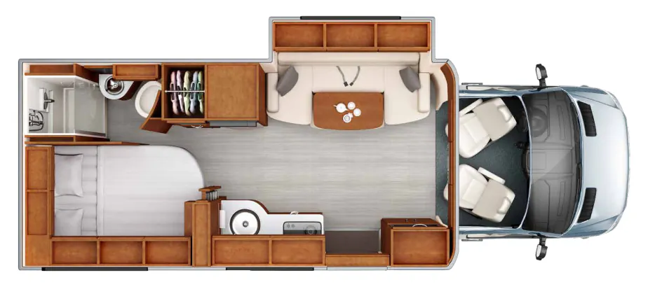 Leisure Travel Wonder U24CB floor plan