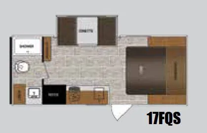 Prime Time Avenger LT 17FQS floor plan