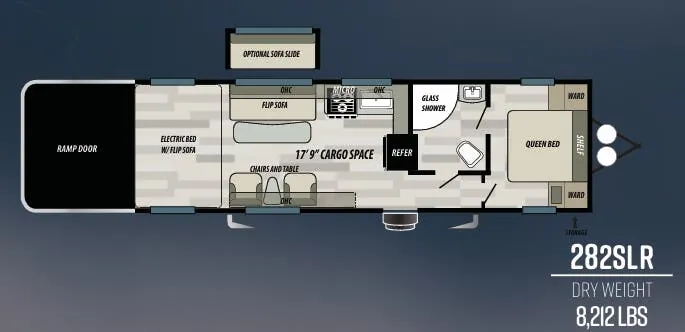 Forest River Sandstorm SLR 282SLR floor plan