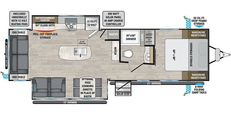 2024 Alliance RV Delta 292RL floor plan