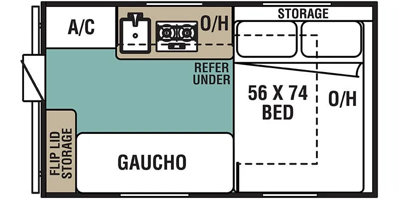 Coachmen Clipper Express 12.0TD XL floor plan