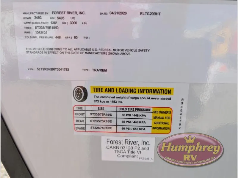 2026 Forest River RV Rockwood GEO Pro 20BHT - Photo 4