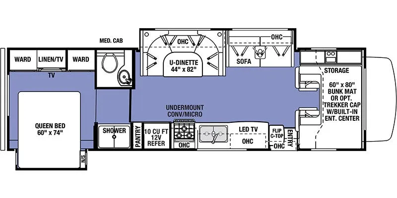 2015 Forest River Forester 3011DS - Floor plan