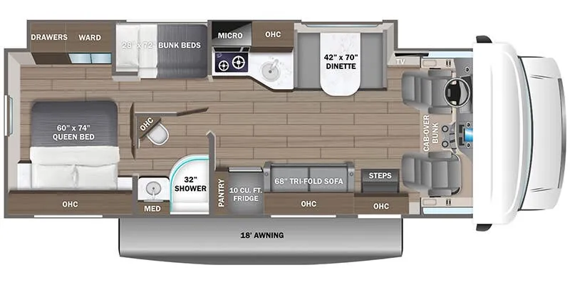 2026 Jayco Redhawk SE 31FF floor plan
