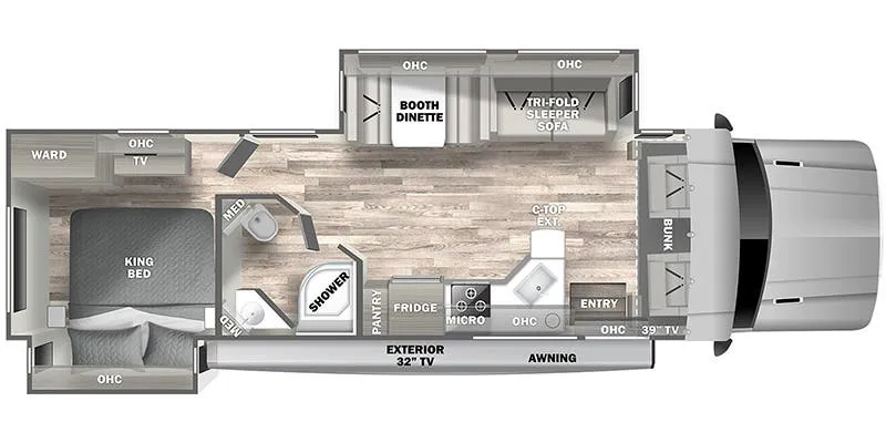 2023 Dynamax Corp Isata 5 Series 34DS floor plan