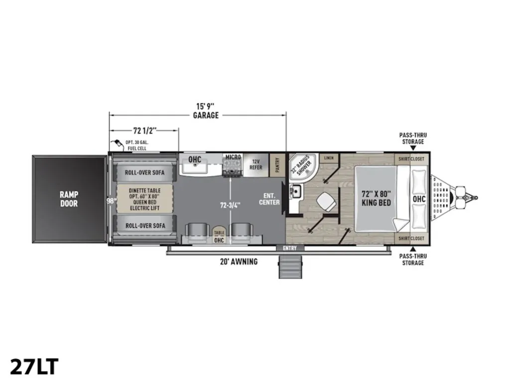 2026 Coachmen Adrenaline 27LT - Photo 3