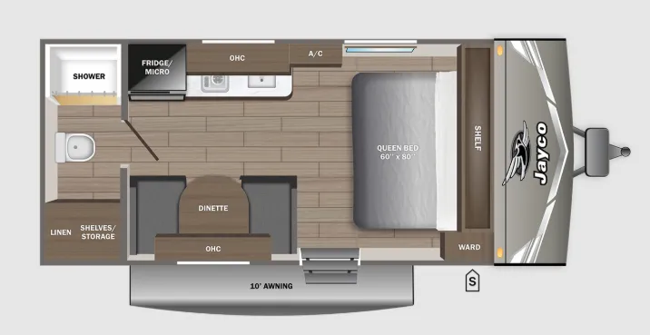 Jayco Jay Flight Sport Edition 170FQ floor plan
