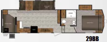 Prime Time Crusader Lite 29BB floor plan