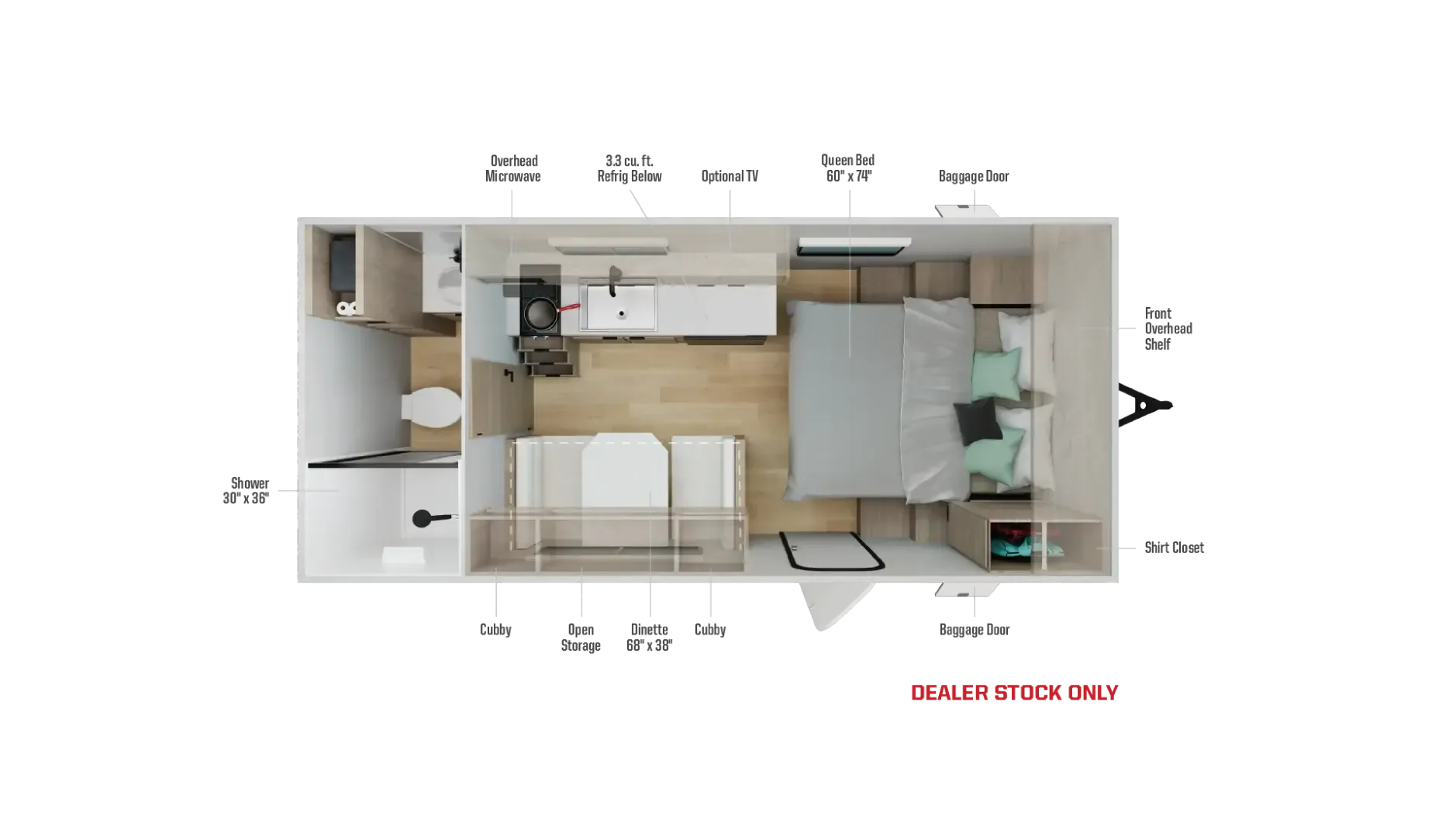 Winnebago Access 15RB floor plan