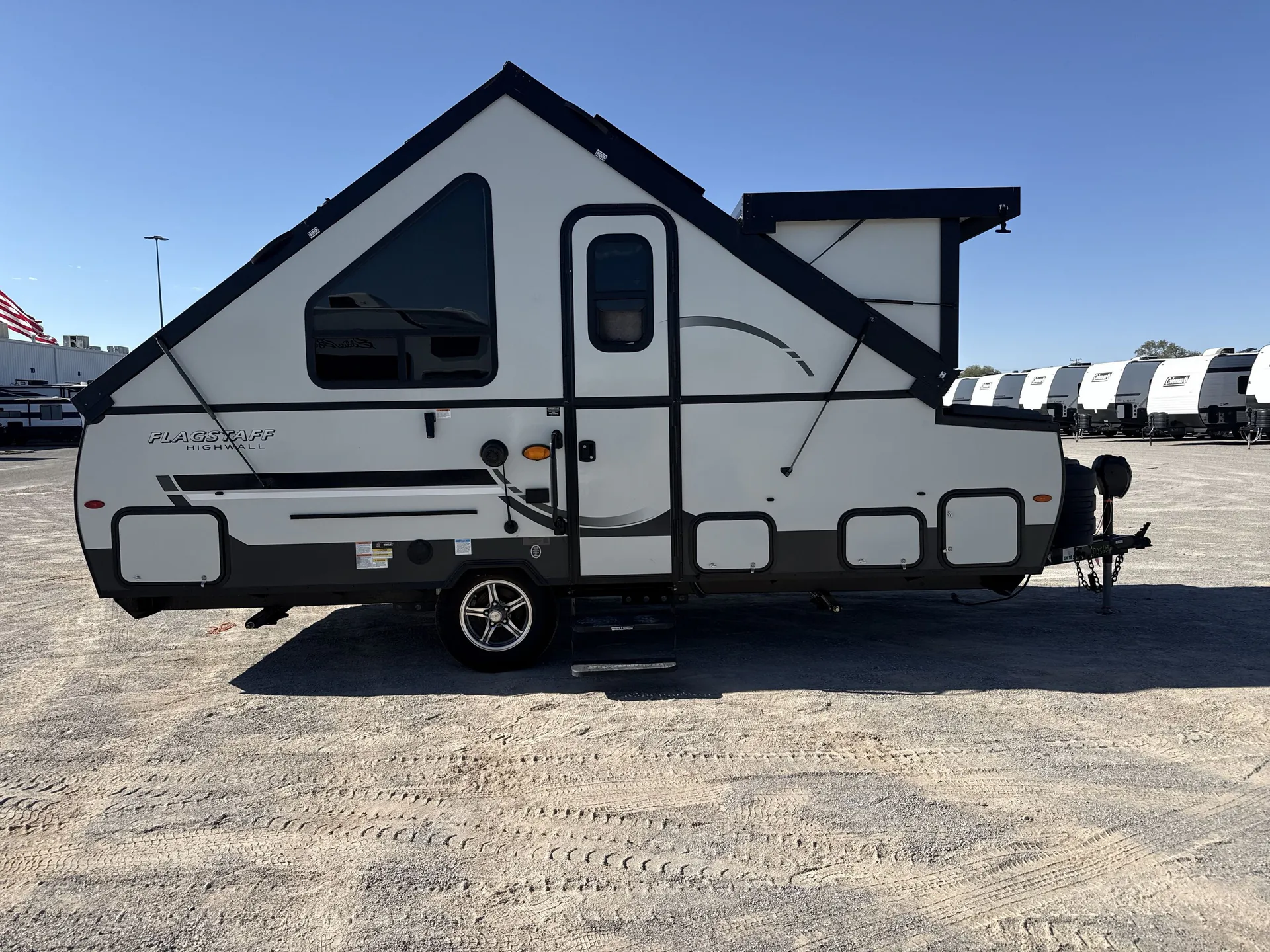 2024 Forest River Flagstaff Hard Side T21DMHW — campside