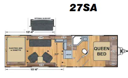 Eclipse Attitude 27SA floor plan