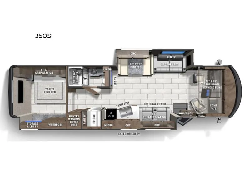 2023 Coachmen Mirada 35OS - Photo 3