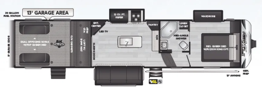Keystone Impact 343 exterior