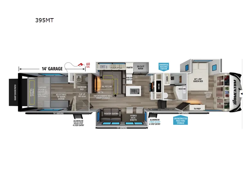 2026 Grand Design Momentum 395M - Photo 3