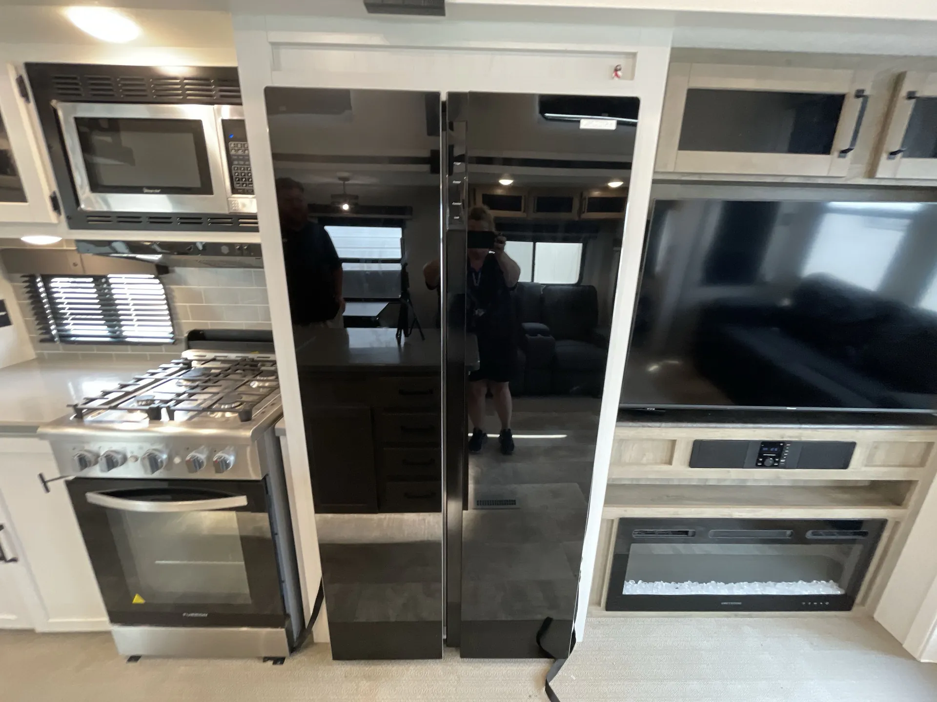 2025 Forest River Puma Vista 402LFT — fridge