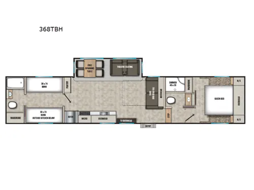 2025 Coachmen Chaparral Lite 368TBH - Photo 3