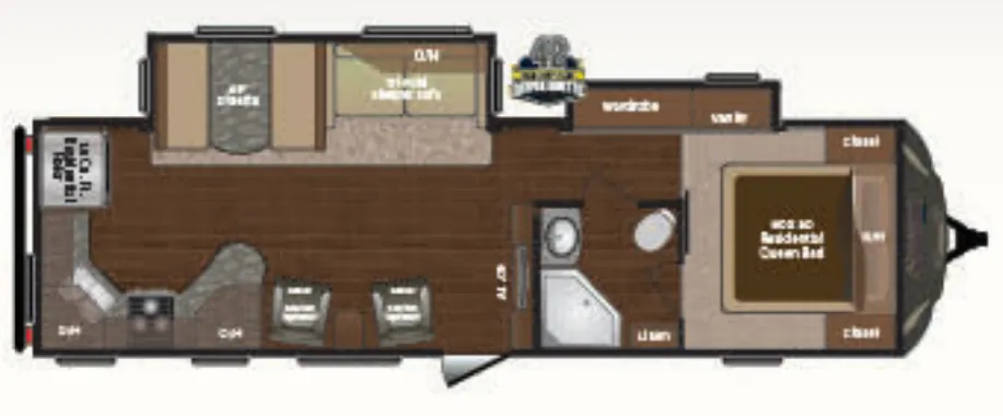 Keystone Sprinter 295RKS floor plan