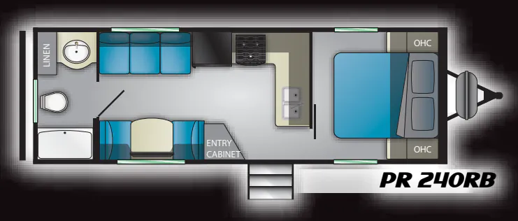 Heartland Prowler 240RB floor plan