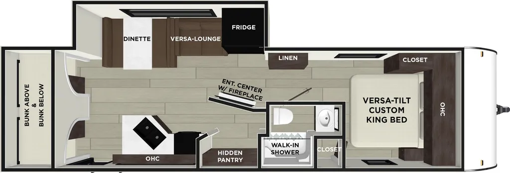 2026 Forest River Wildwood X-Lite 28ICE floor plan