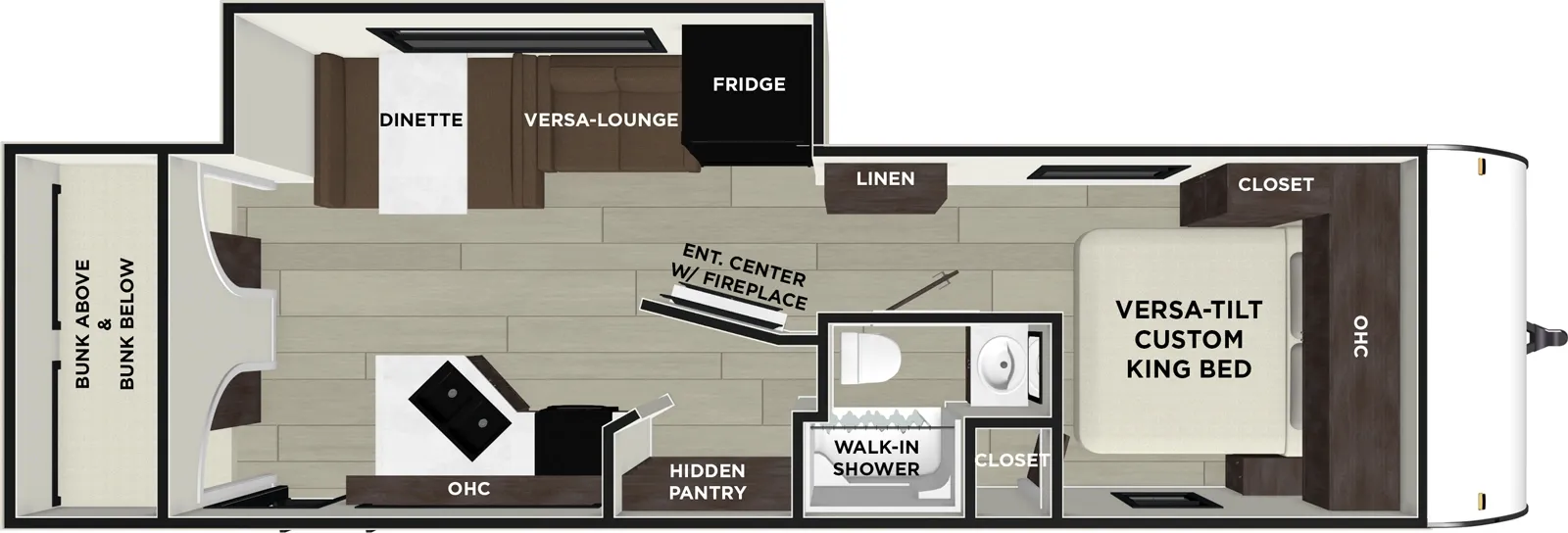 2026 Forest River Wildwood X-Lite 28ICE - Floor plan