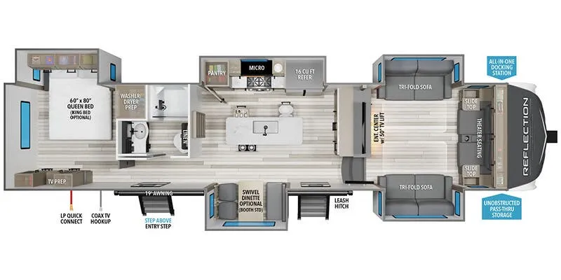 Grand Design Reflection 360FLS floor plan