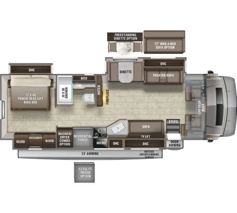 Entegra Coach Accolade 37M floor plan