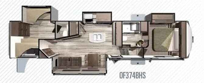 Highland Ridge Open Range OF374BHS exterior