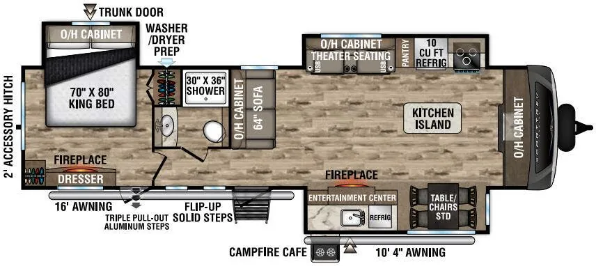 Venture RV SportTrek Touring Edition STT333VFK exterior