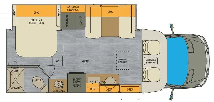 Renegade RV Villagio 25FWS floor plan
