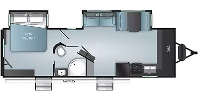 2021 Cruiser RV Twilight Signature TWS 2840 floor plan
