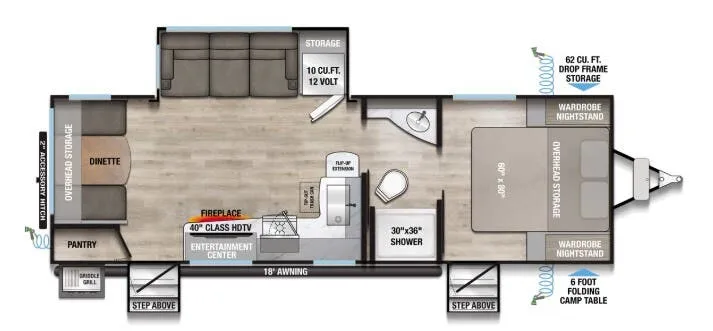 2026 Alliance RV Delta 252RL - Floor plan