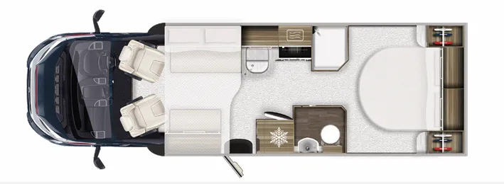 Auto-Trail Tracker LB floor plan