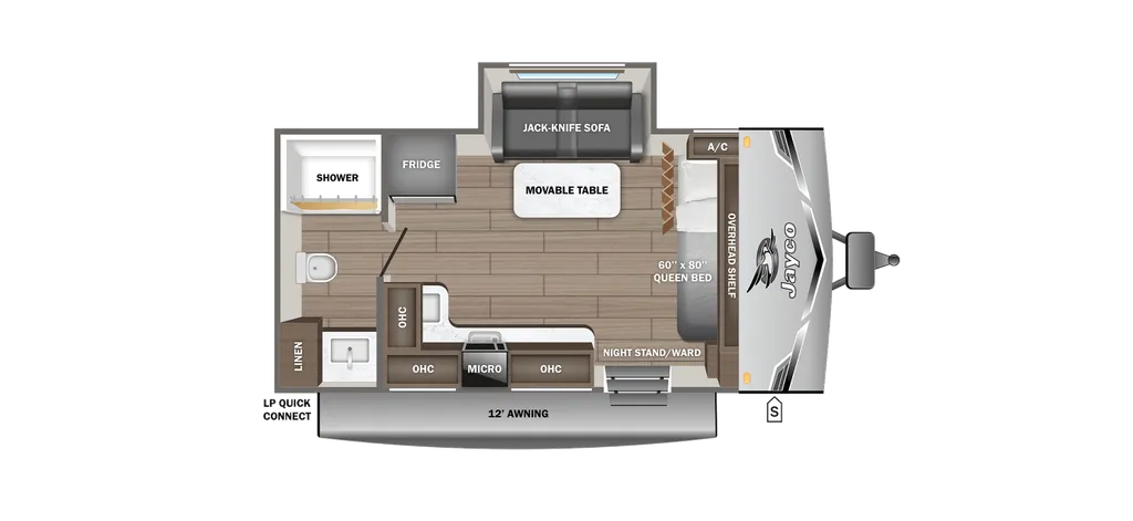 2026 Jayco Jay Flight SLX 160LK floor plan
