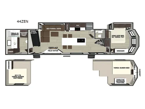 2026 Forest River Salem Grand Villa 44ZEN, Photos photo 2