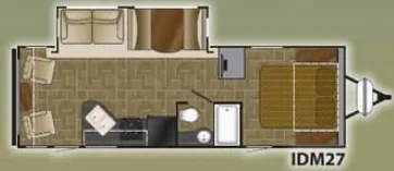 Heartland Mallard IDM27 floor plan