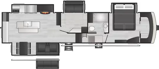 Keystone Arcadia 3550MB floor plan