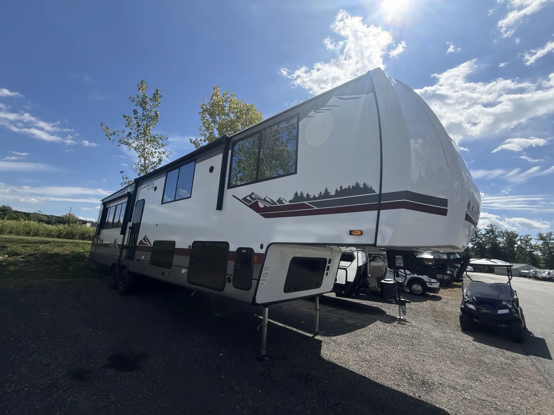 2027 Forest River Campsite Elite 36RF — campside