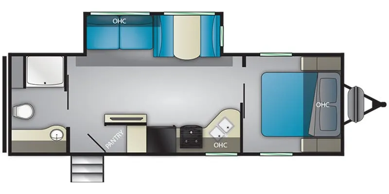 Heartland Trail Runner TR 272 RBS floor plan